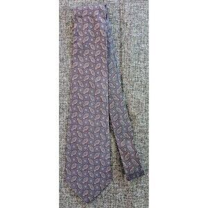 Tie 70s 80s 90s Y2K New Vintage Stock Isaco Purple Blue Beige 3.5 Wide 57 Long